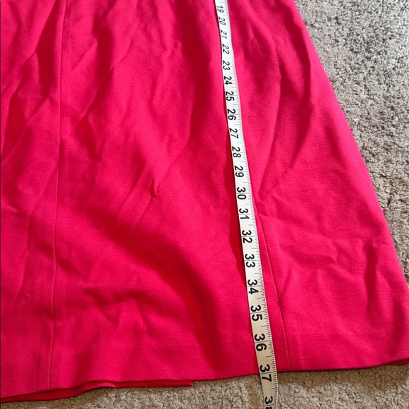 Talbots 4 petite pink split neck refined ponte sheath dress work business women - Picture 2 of 9